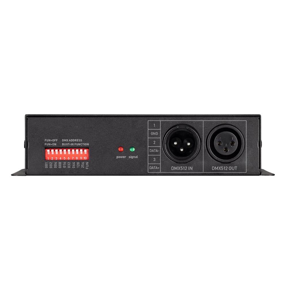 Декодер ARL-7022-DMX 12-24V, 3x8 A, DMX512, XLR3 ARL, IP20, металл, 2 года