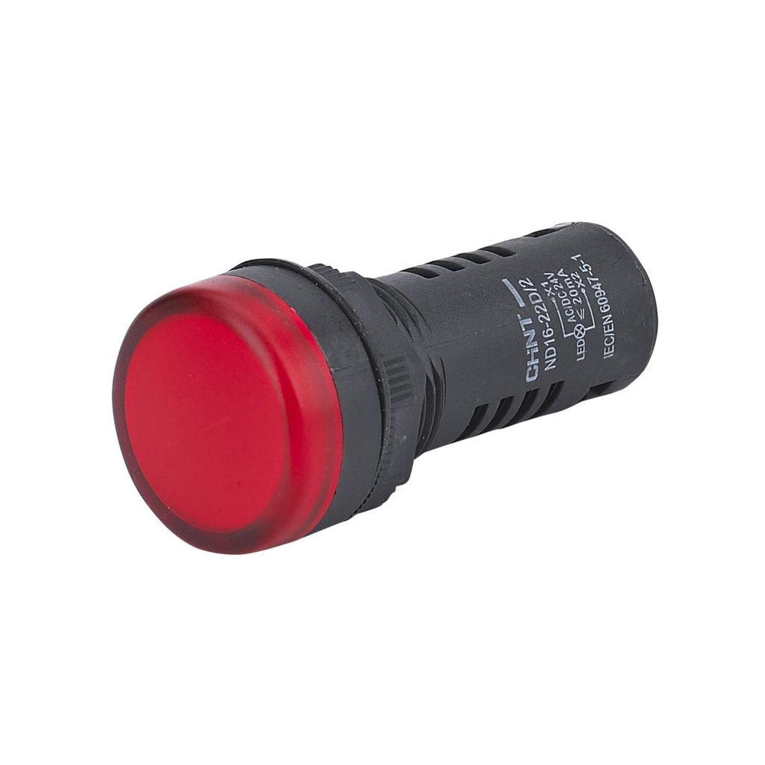 Индикатор помехозащищенный со встроенным конденсатором ND16-22D/4K2 красный АС 380В (R)