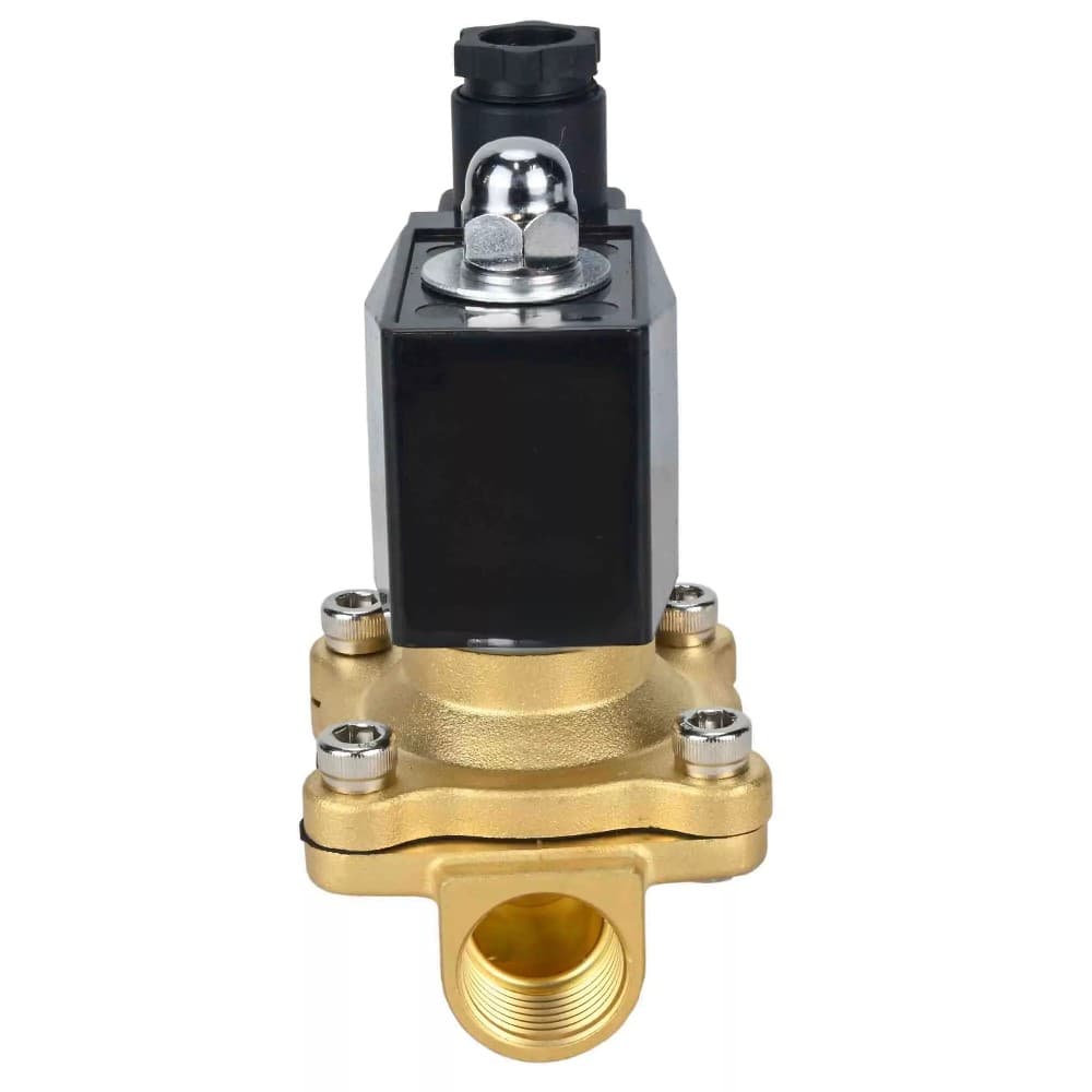 Клапан электромагнитный VS2W-300E-NC 3/8'' Ду10 Ру10 прямого действия двухходовой, корпус латунь, присоединение внутренняя резьба, уплотнение EPDM, нормально-закрытый, катушка 24В AC