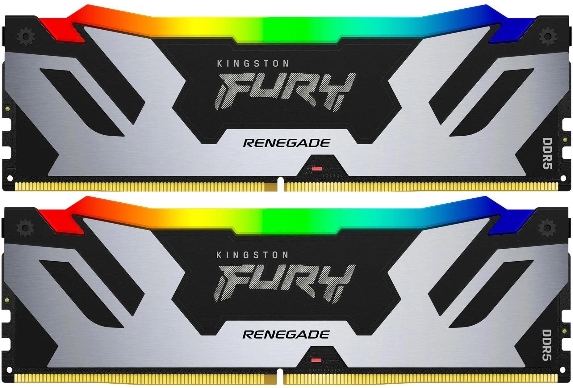 Модуль памяти FURY Renegade RGB XMP 32ГБ, DDR5, DIMM, 7600 МГц, 60800 Мб/с (комплект 2 модуля)