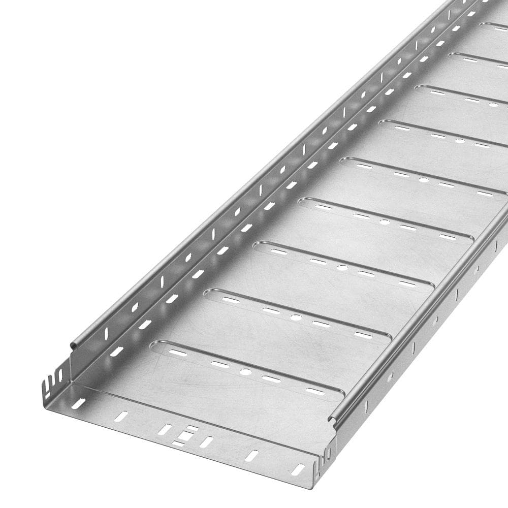 Лоток перфорированный Профи INOX (AISI 304) 300х50x3000 (1,0 мм) (6 м/уп)