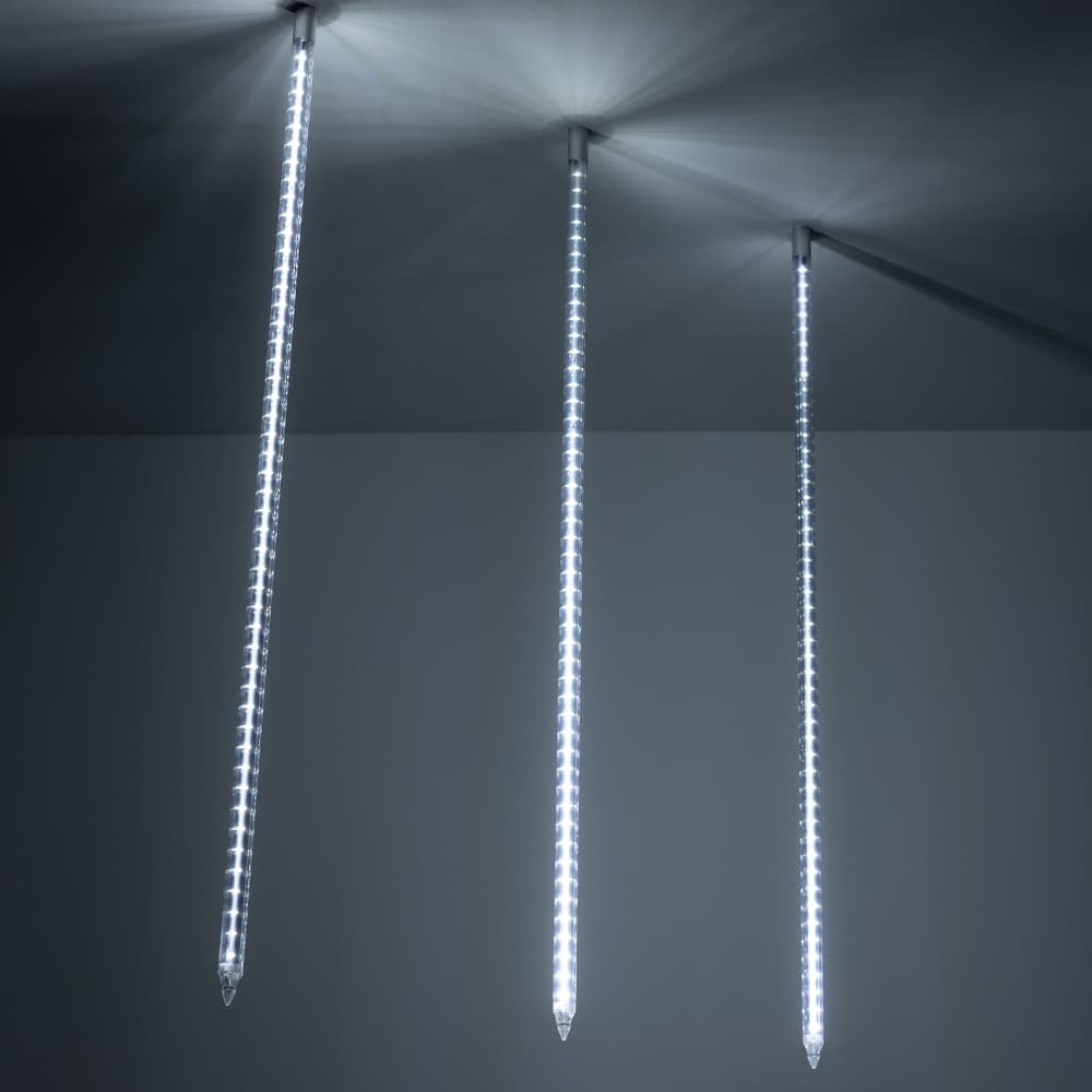Гирлянда светодиодная декоративная ARD-ICEFALL-CLASSIC-D23-1000-CLEAR-96LED-LIVE WHITE 230V, 1.5W ARDCL, IP65