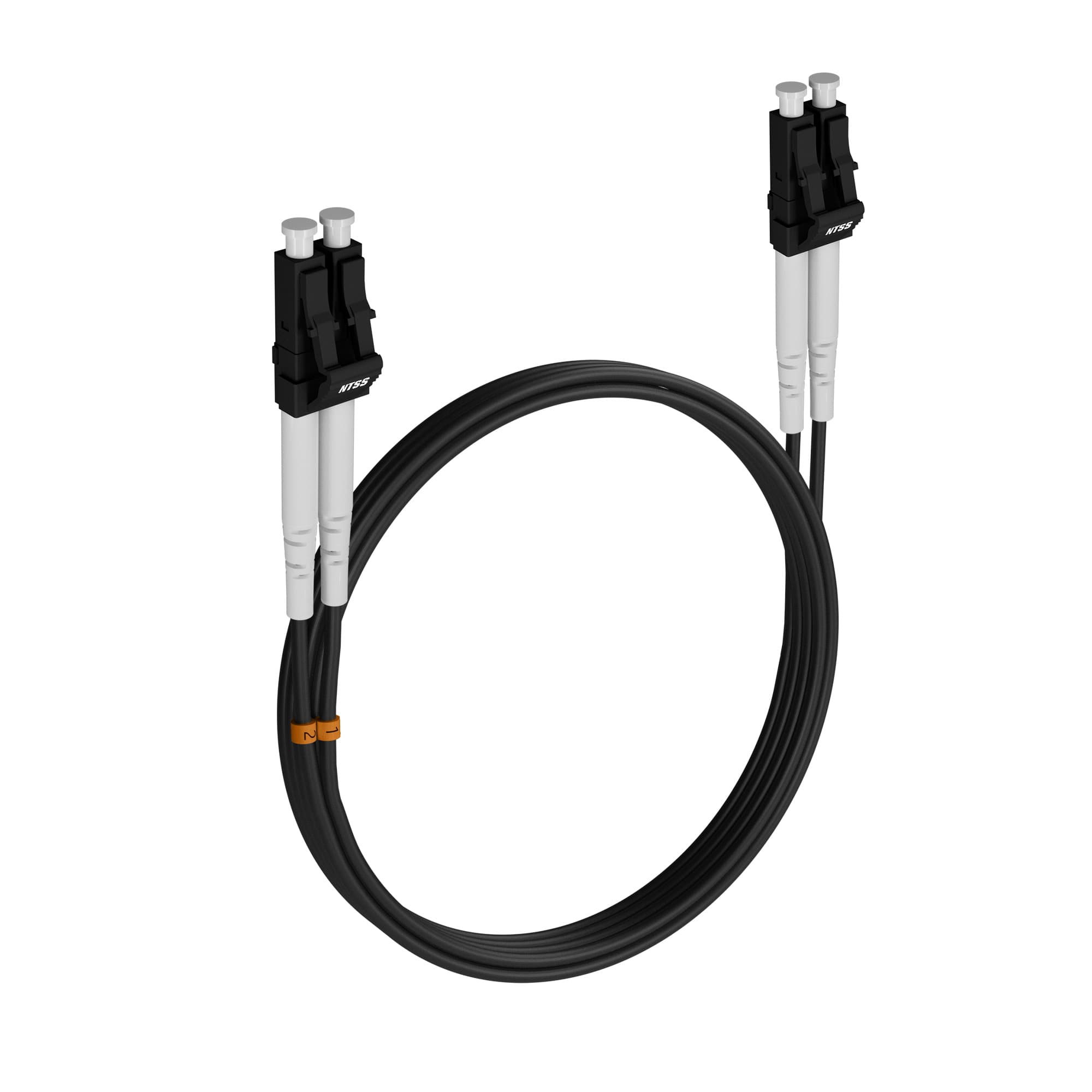 Патч-корд оптический PREMIUM dpc LC/UPC-LC/UPC 50/125 3.0мм 10м черный LSZH