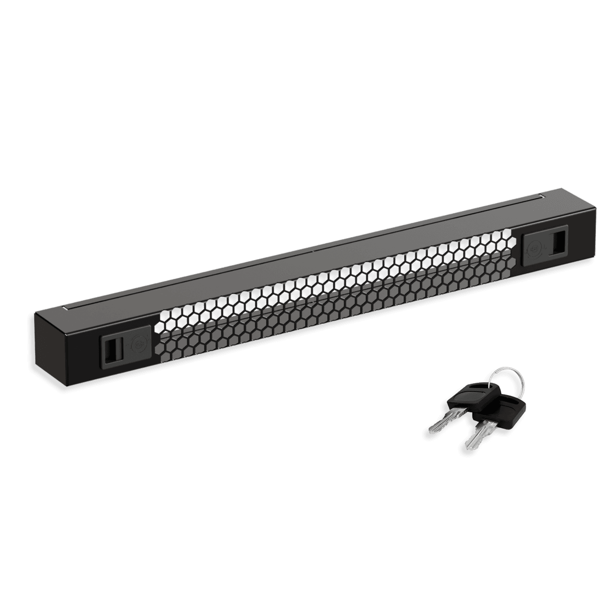 Экран защитный 1U. перфорированный 19 дюймов. черный RAL 9004 SYSMATRIX PS 0100.9000