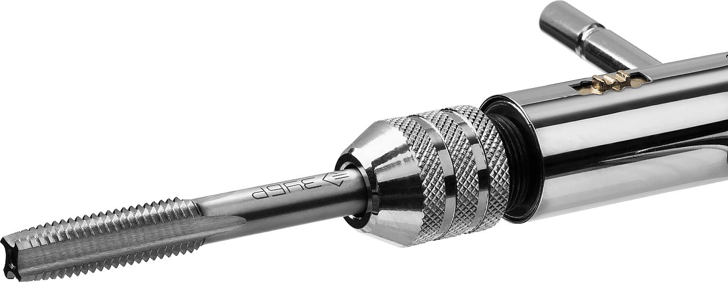 Метчикодержатель с храповым механизмом и реверсом M3- M10