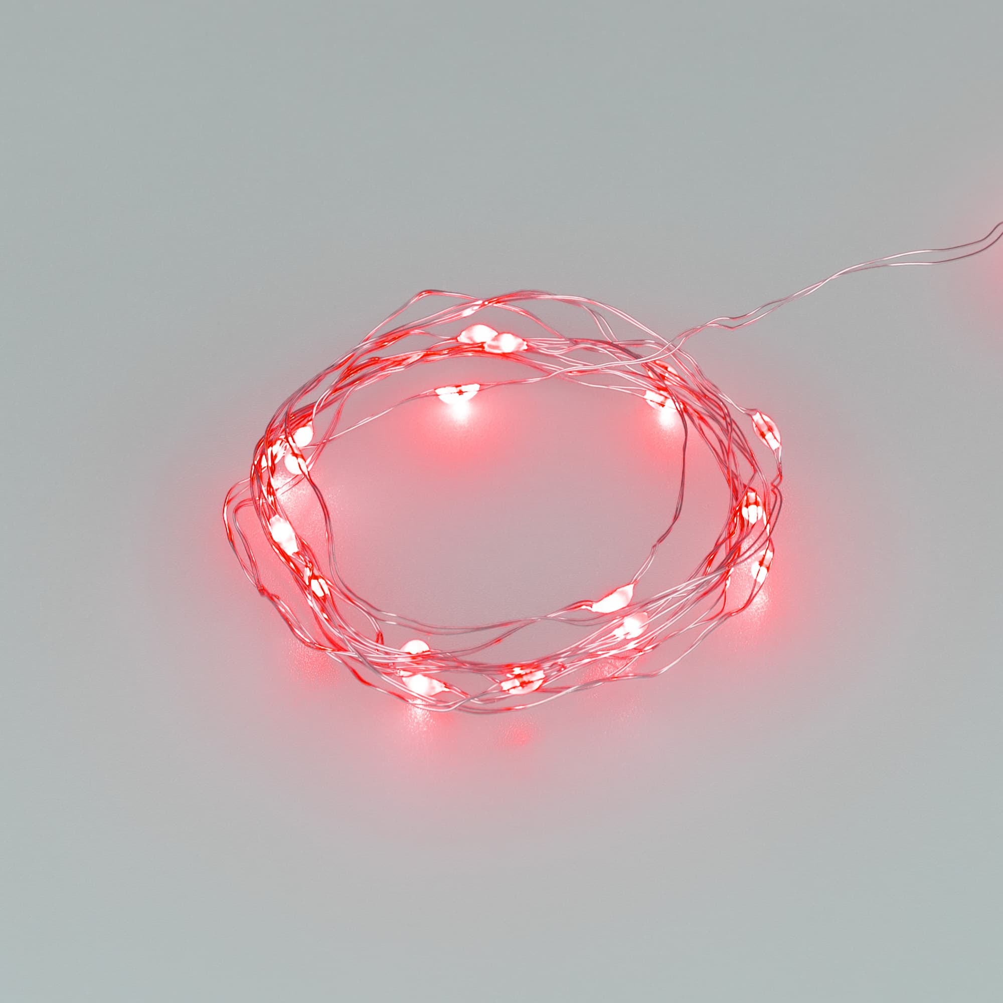 Гирлянда светодиодная ARD-DEW-HOME-2000-CLEAR-20LED-STD Red 1.5V, Battery Pack, Cork Ardecoled, IP20