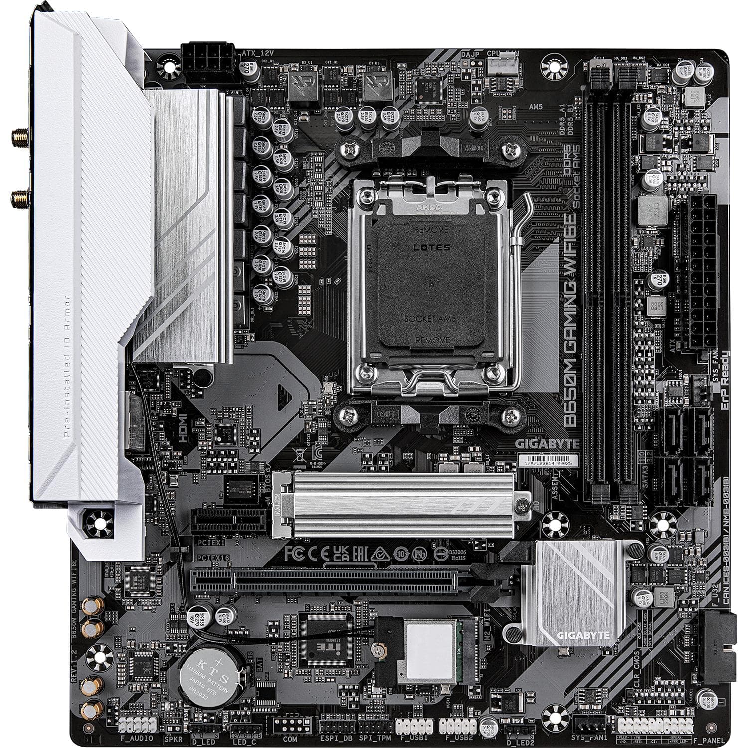 Материнская плата B650M GAMING WIFI6E, AMD B650, Micro ATX