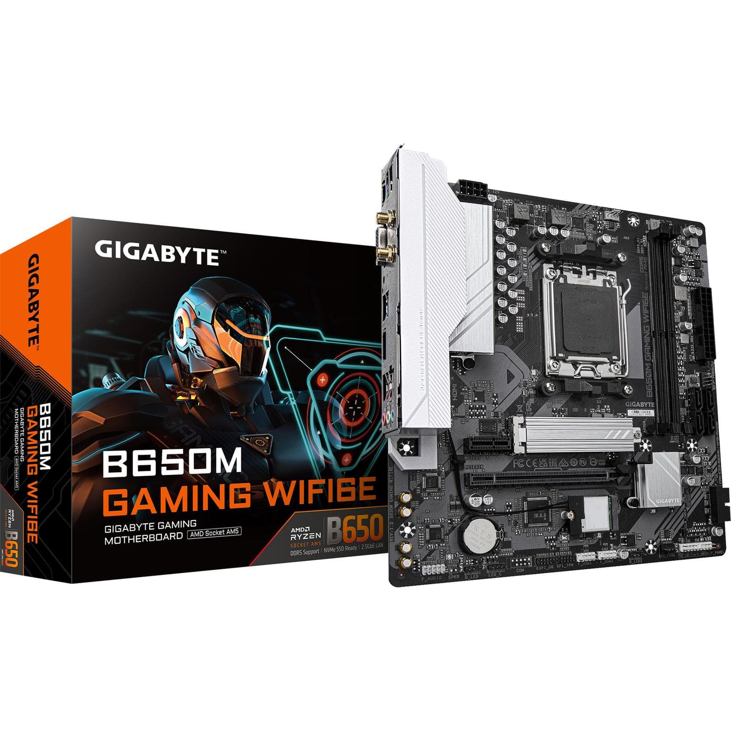 Материнская плата B650M GAMING WIFI6E, AMD B650, Micro ATX