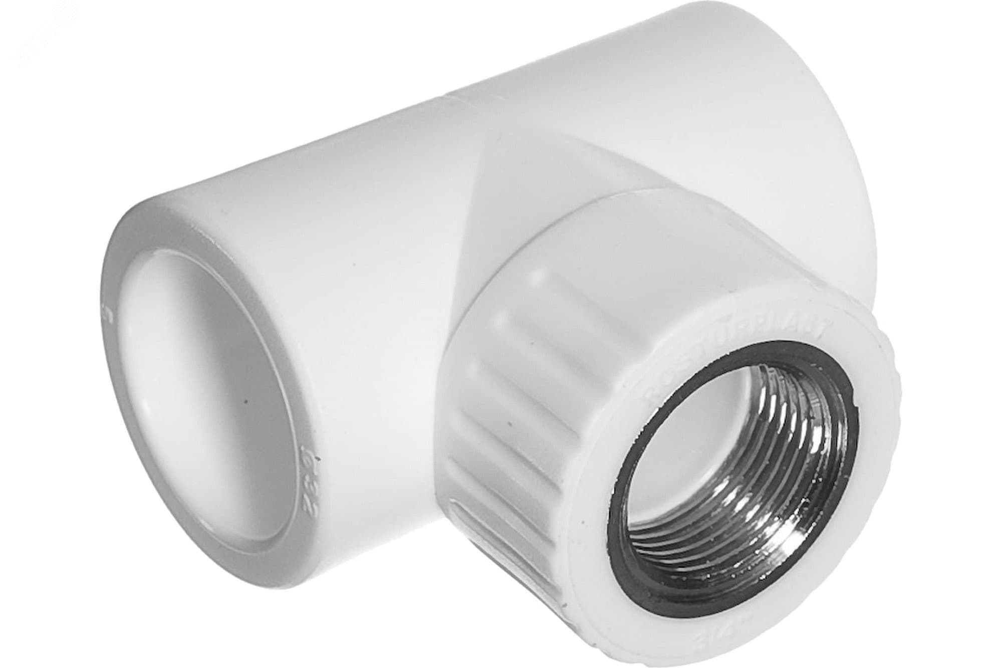 Тройник комбинированный 32 х 1/2' ВР полипропилен PPR PRO AQUA