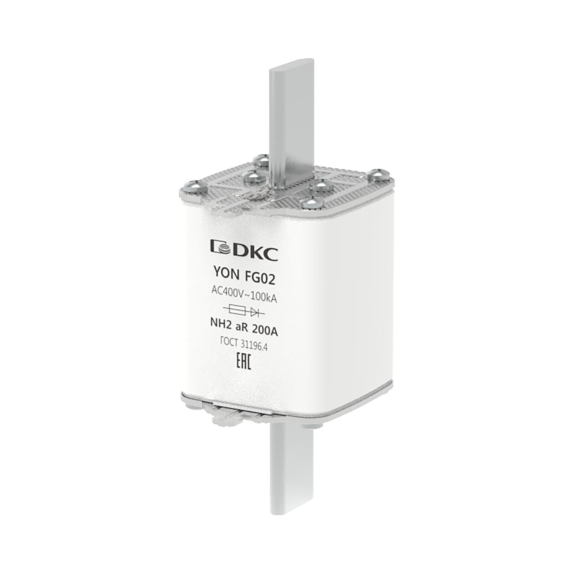 Предохранитель YON ножевого типа FG2 200А 400V характеристика arya