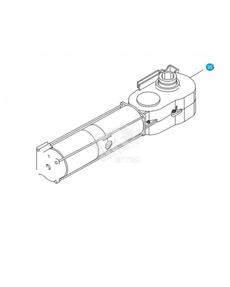 Моторедуктор PB1100 с энкодером (арт)