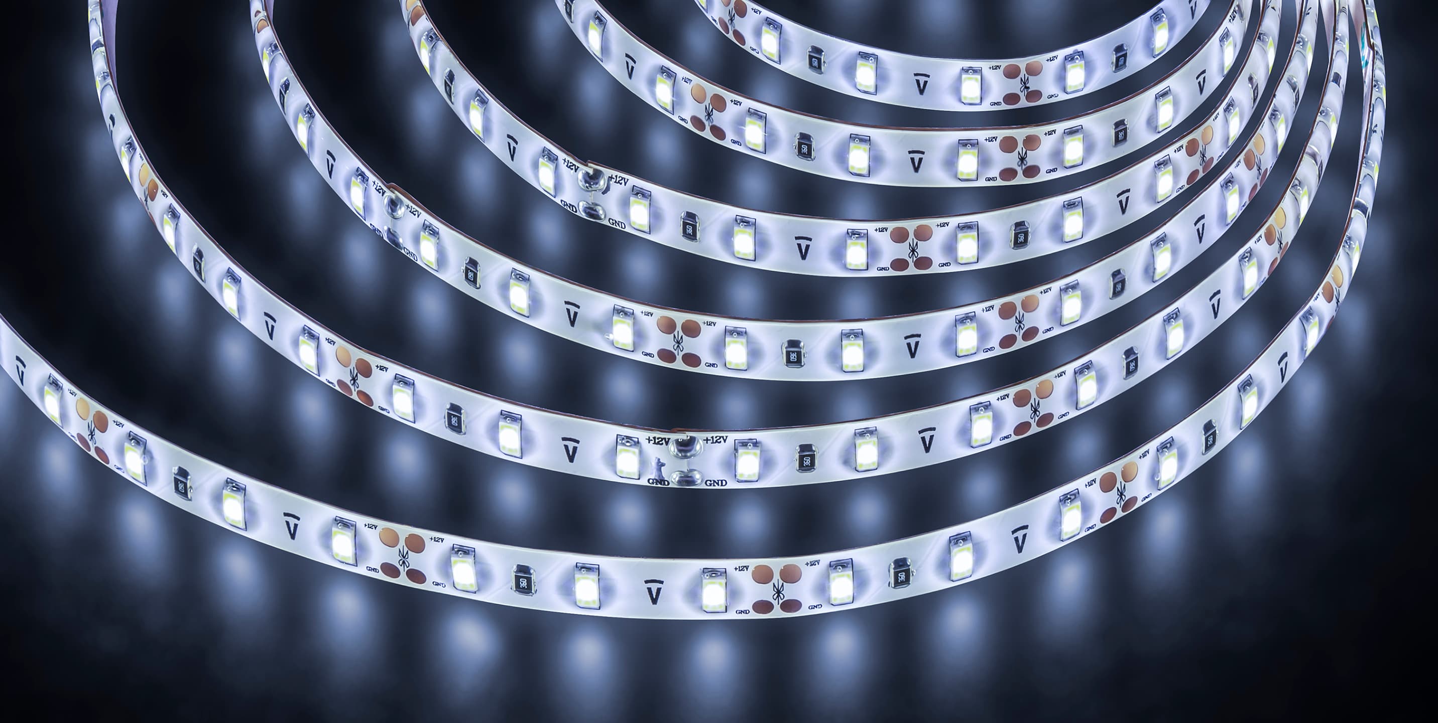 Лента светодиодная 30Вт/м 12В 6000К IP65 60LED/м NLS-5730 5м