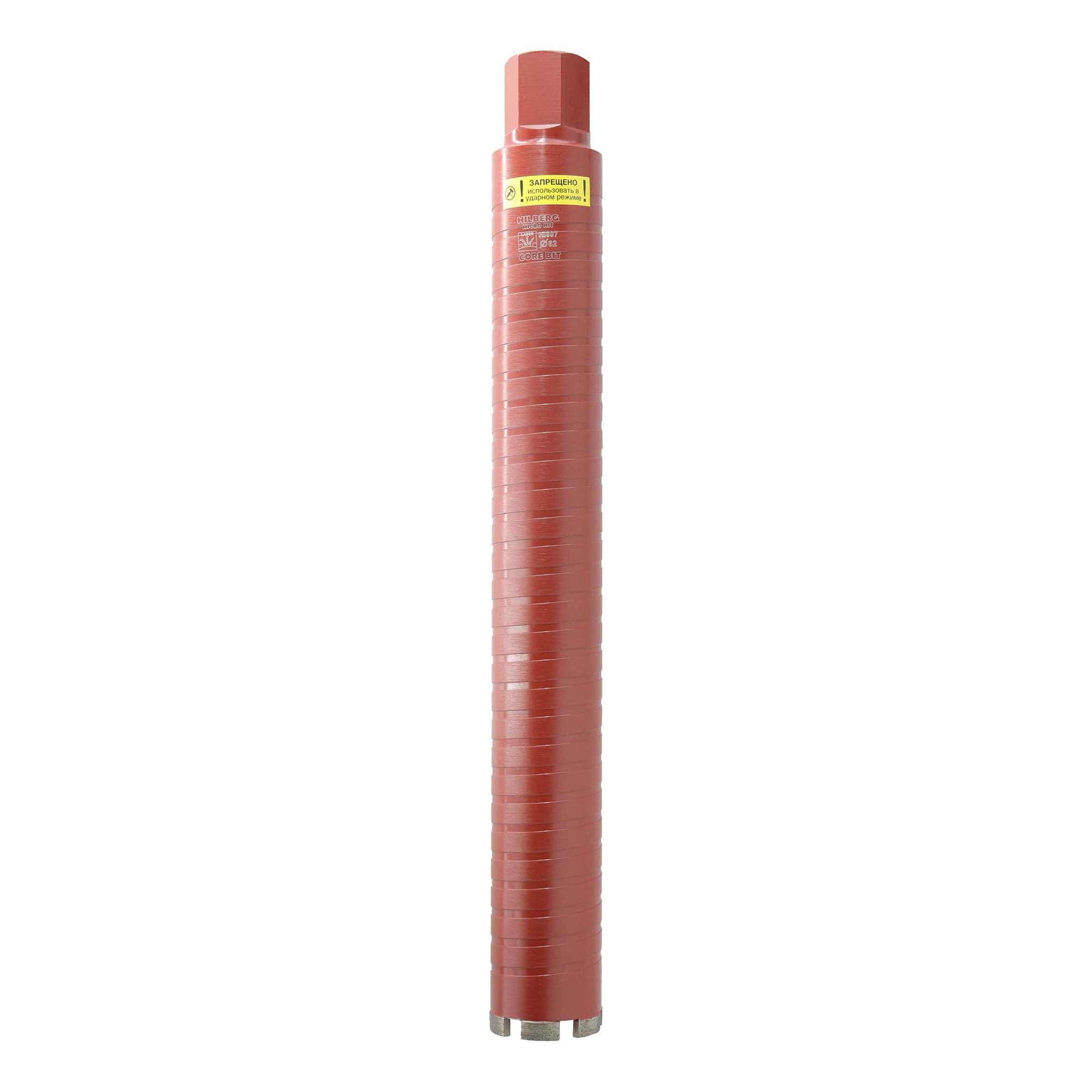 Коронка алмазная, 62 мм, Industrial Laser Micro Hit 1-1.4 UNC 6T, сухое, мокрое сверление с микроударом.