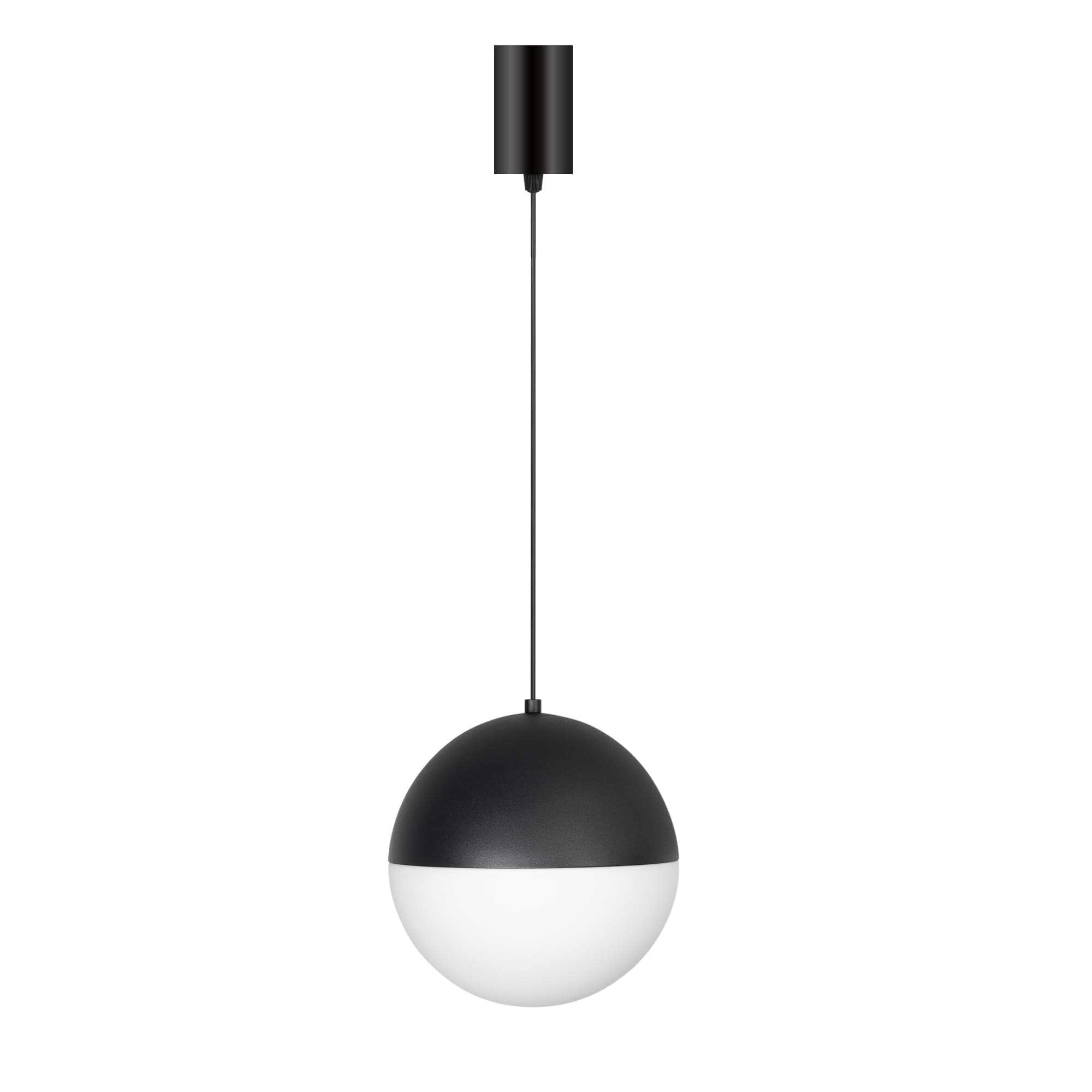 Светильник SP-EMISFERO-R200-16W Day4000 (BK, 180 deg, 230V) (IP20 металл, 3 года)