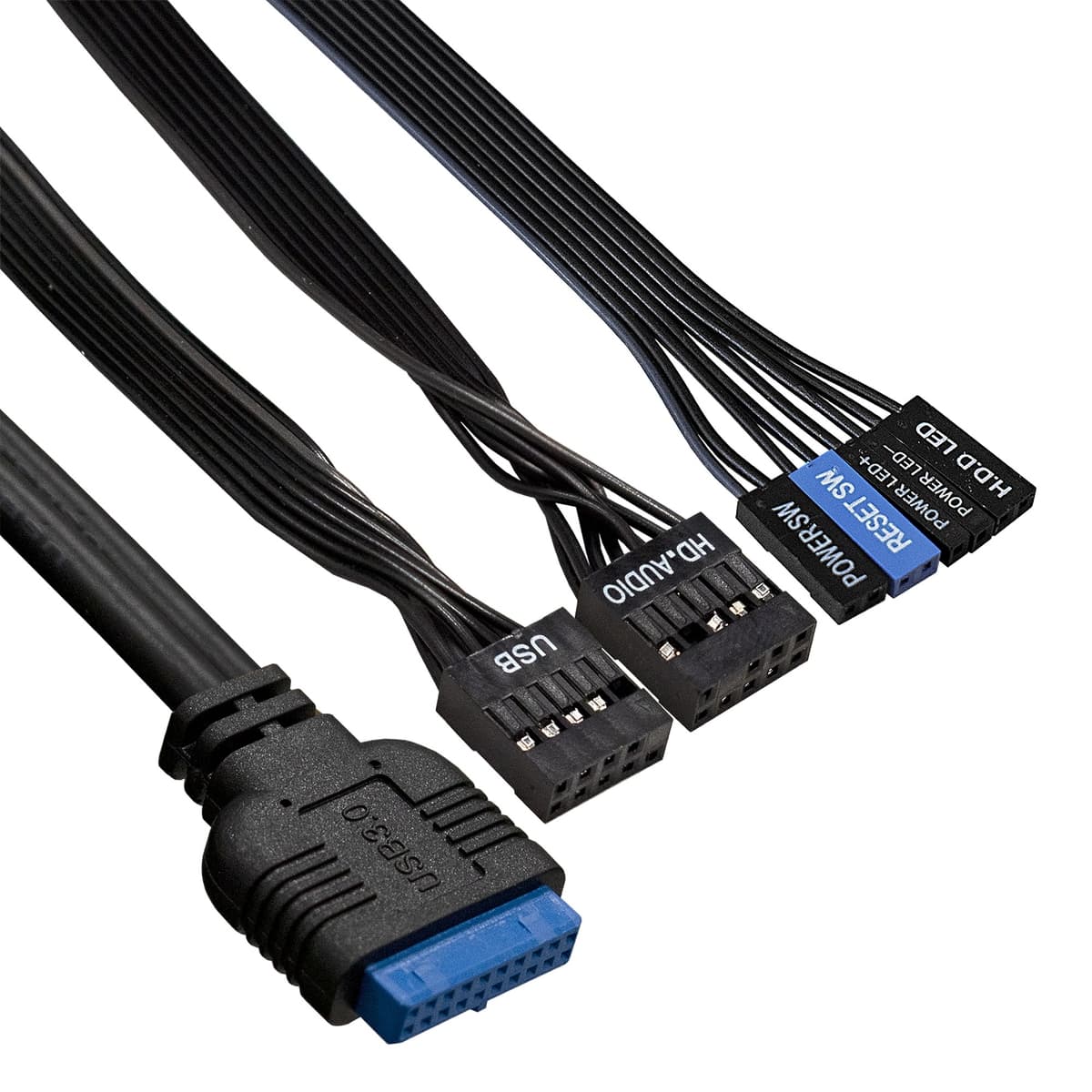 Корпус для ПК, Miditower, ATX, БП 450W, 1xUSB + 2xUSB 3.0, аудиопорты, чёрный