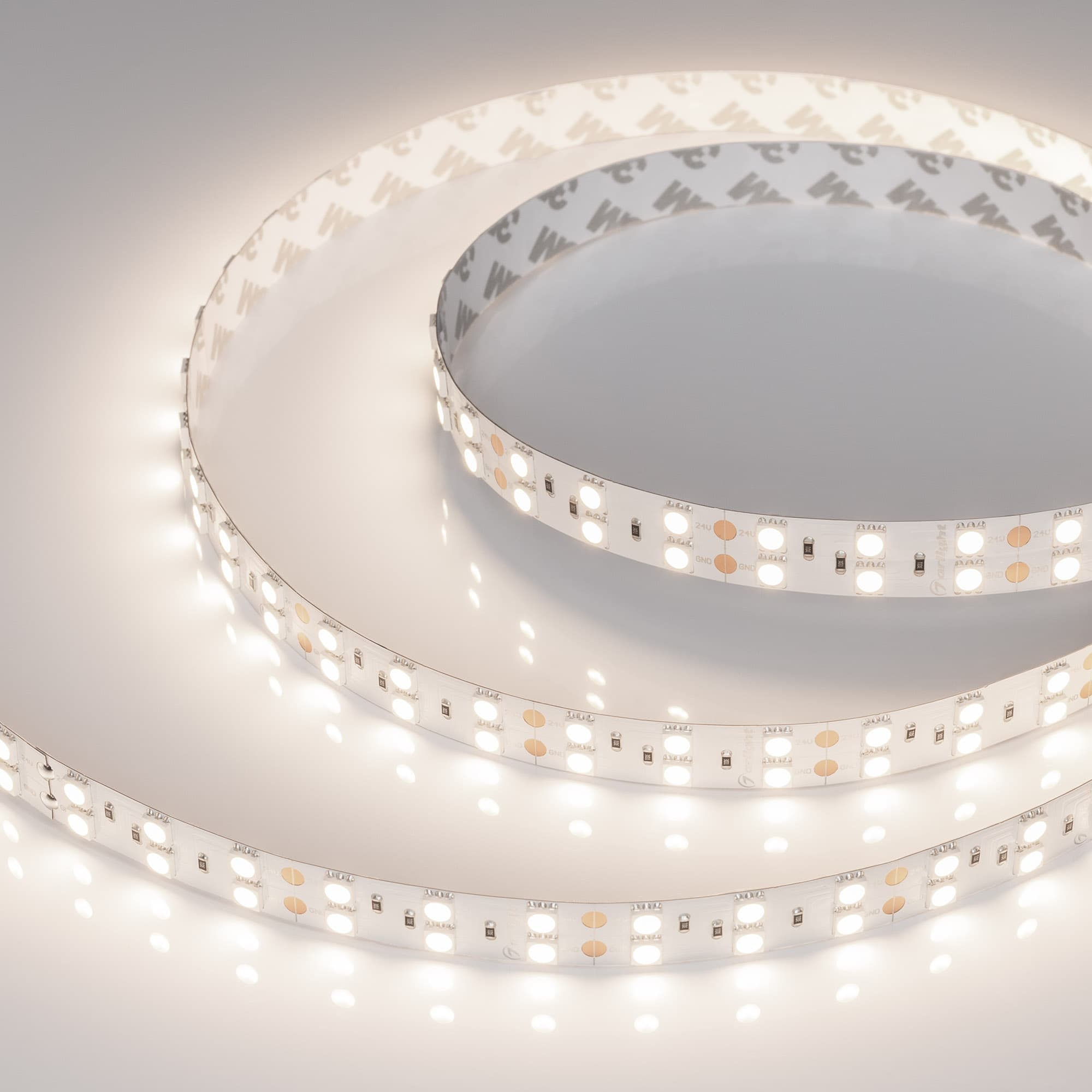 Лента светодиодная 28,8 Вт/м 24В IP20 4000K 120LED/м RT-B120-15mm SMD 5060 5 м