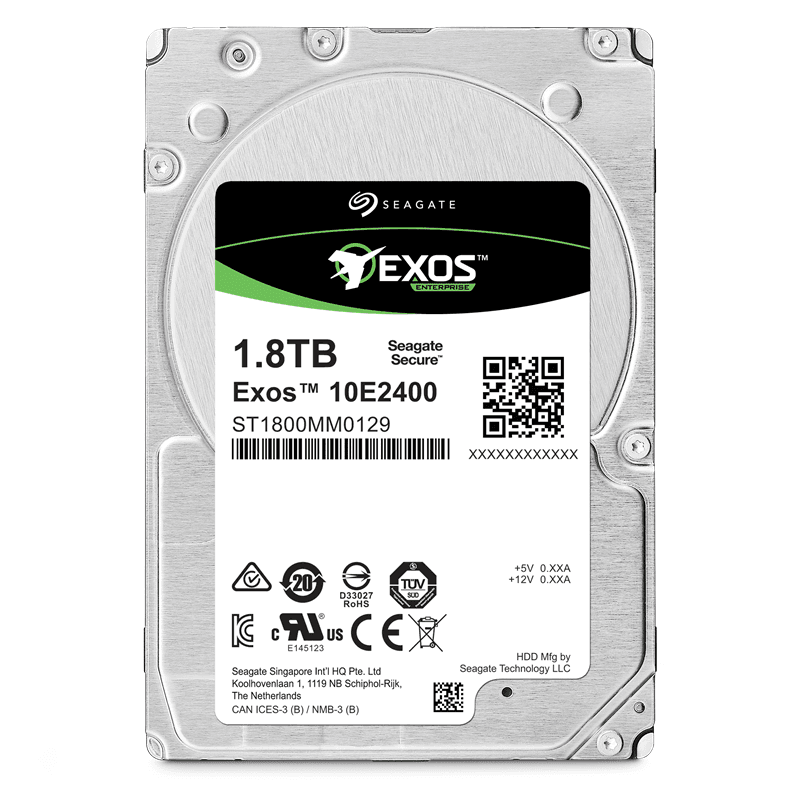Жесткий диск 2.5'' 1.8 TБ Exos 10E2400, SAS, 10000 об/мин, 256 МБ