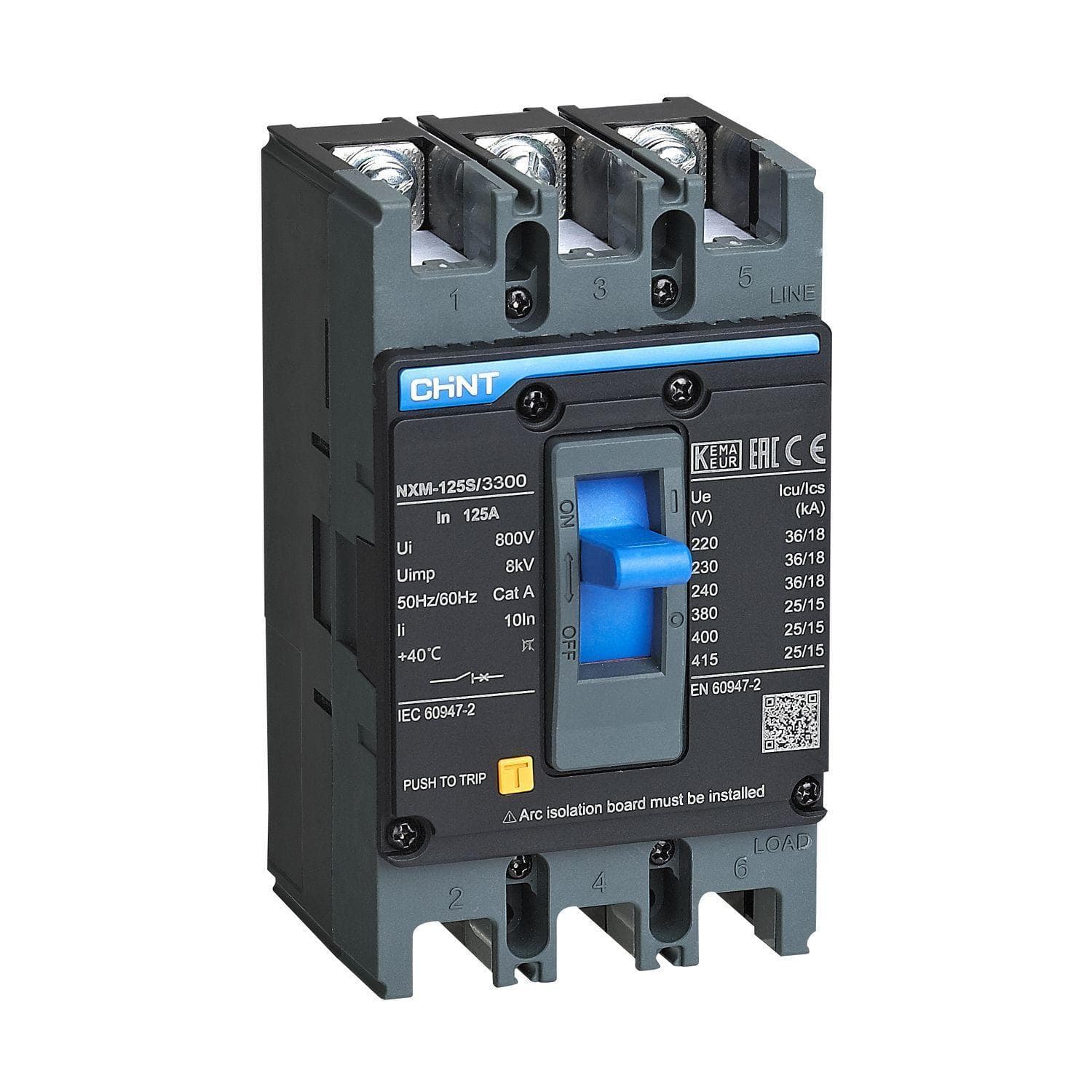 Выключатель автоматический NXM-125H/3P 100A 50кА R