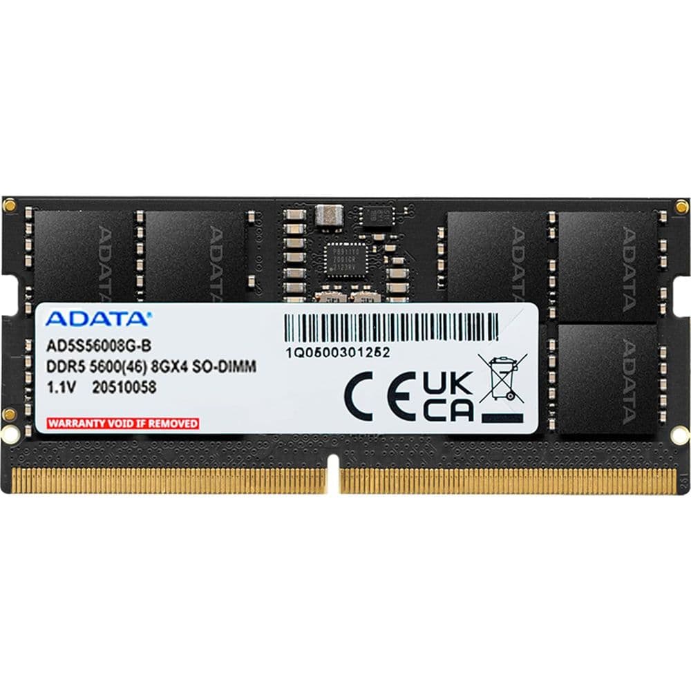 Модуль памяти 8GB, SODIMM DDR5, 5600 МГц, 44800 Мб/с