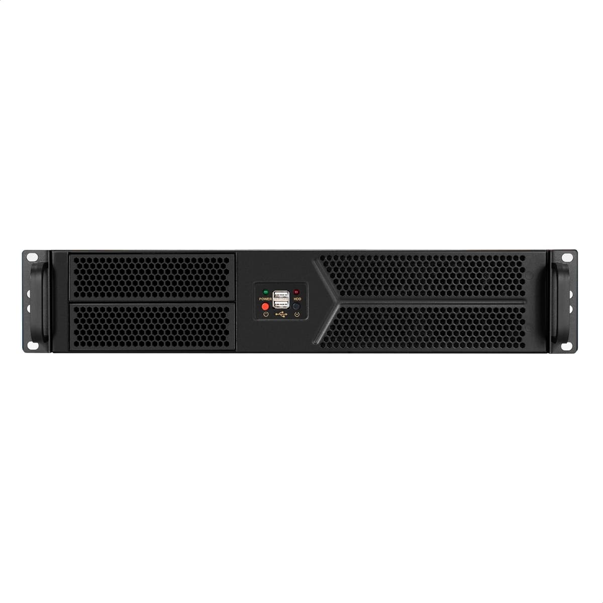 Серверный корпус 2U, 19'' стоечный, глубина 650 мм, БП 1000W, 2xUSB