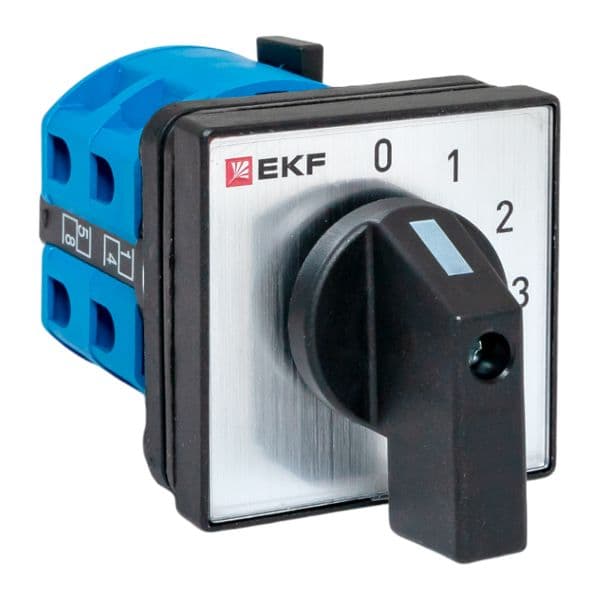 Переключатель кулачковый ПК-1-101 25А 1P 0-1-2-3 IP65 EKF