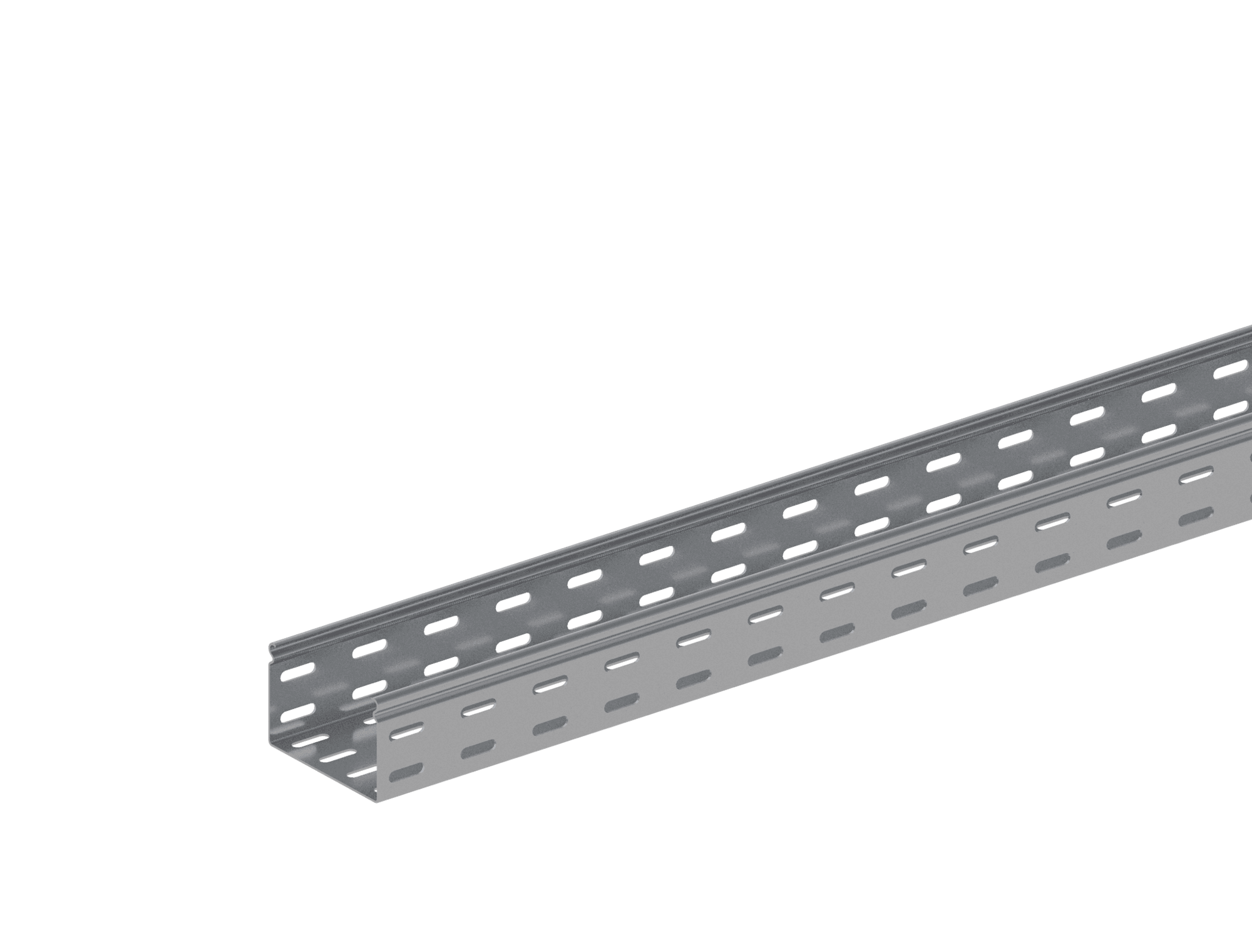 Лоток перфорированный замковый 100х100х2000 1.2 мм INOX (AISI304)