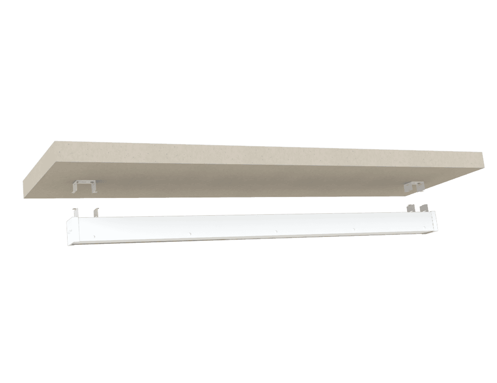 Светильник Box SE 40/4000 opal 5K Black clip-1150