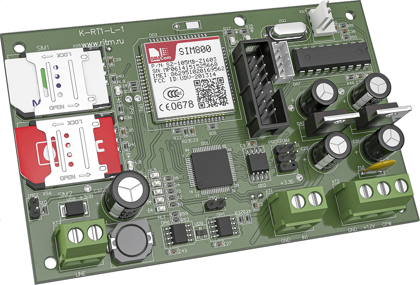 Панель контрольная Контакт GSM-5-RT1 Light