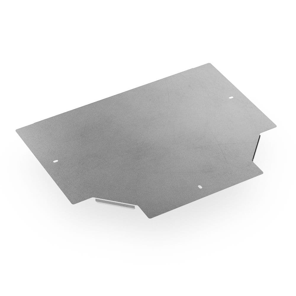 Крышка ответвителя Т-образного Профи INOX (AISI 304) 400 (1,0 мм)