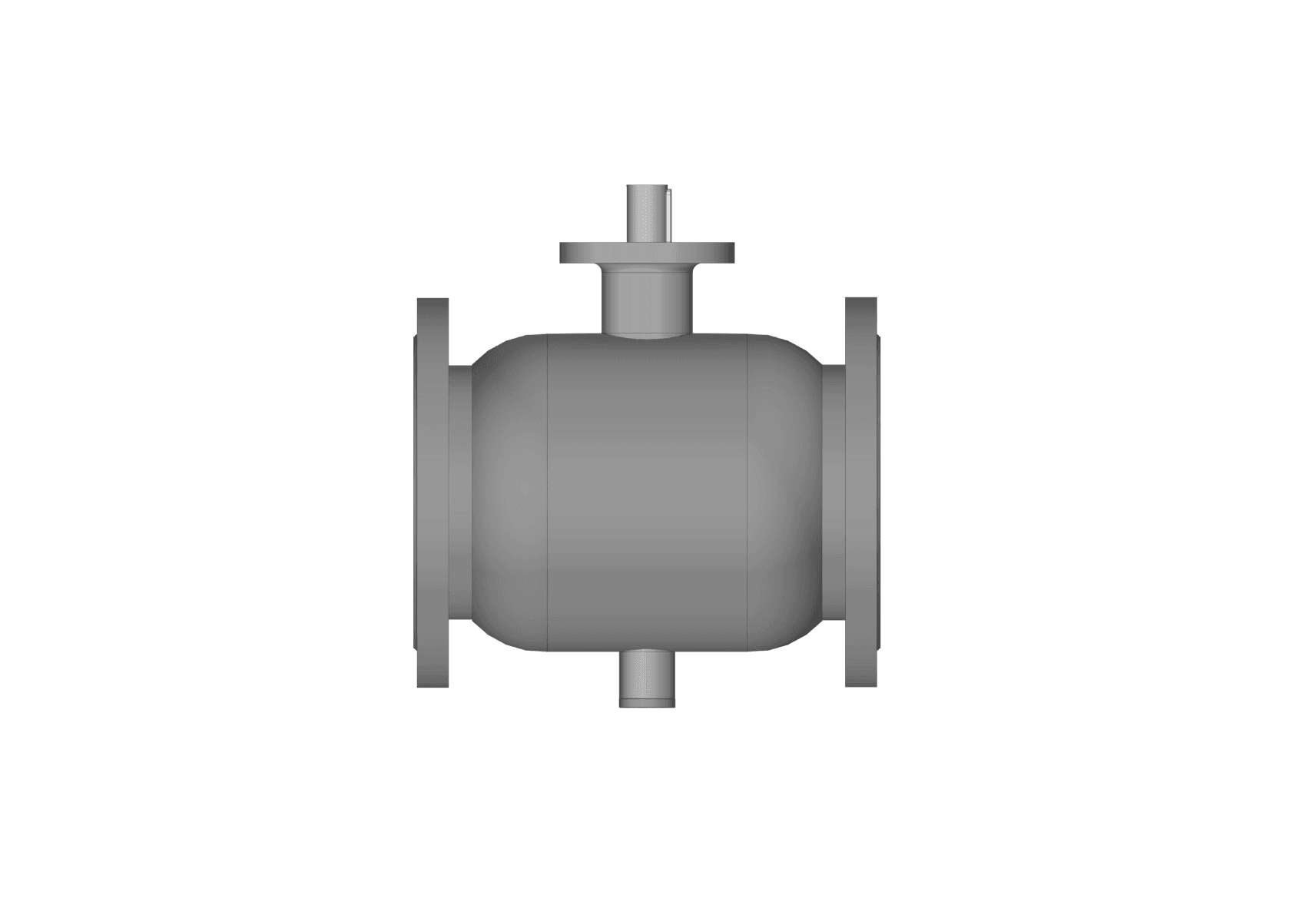 Кран шаровой FF DN300 PN16 GF (фланцевый, под привод, стандартный проход)