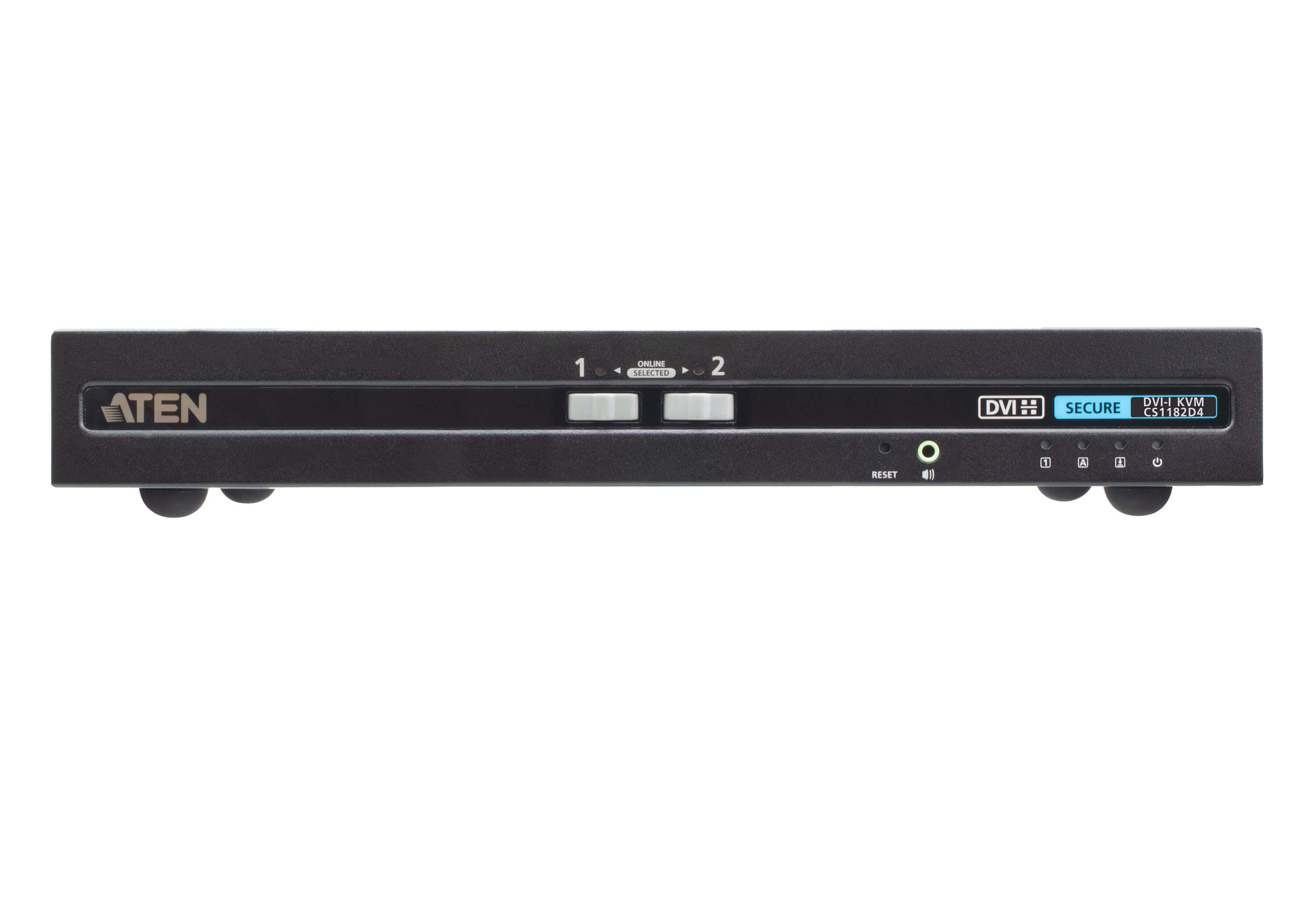 Переключатель KVM защищенный 2-портовый, USB, DVI