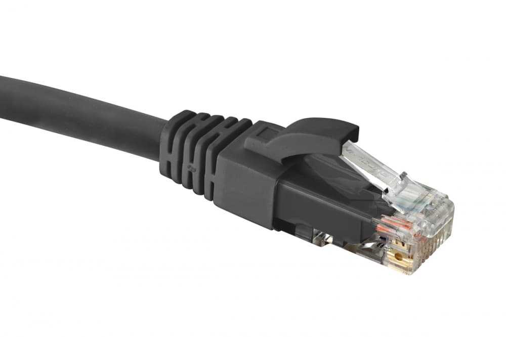 Патч-корд CAT6 U/UTP LSZH черный 3м