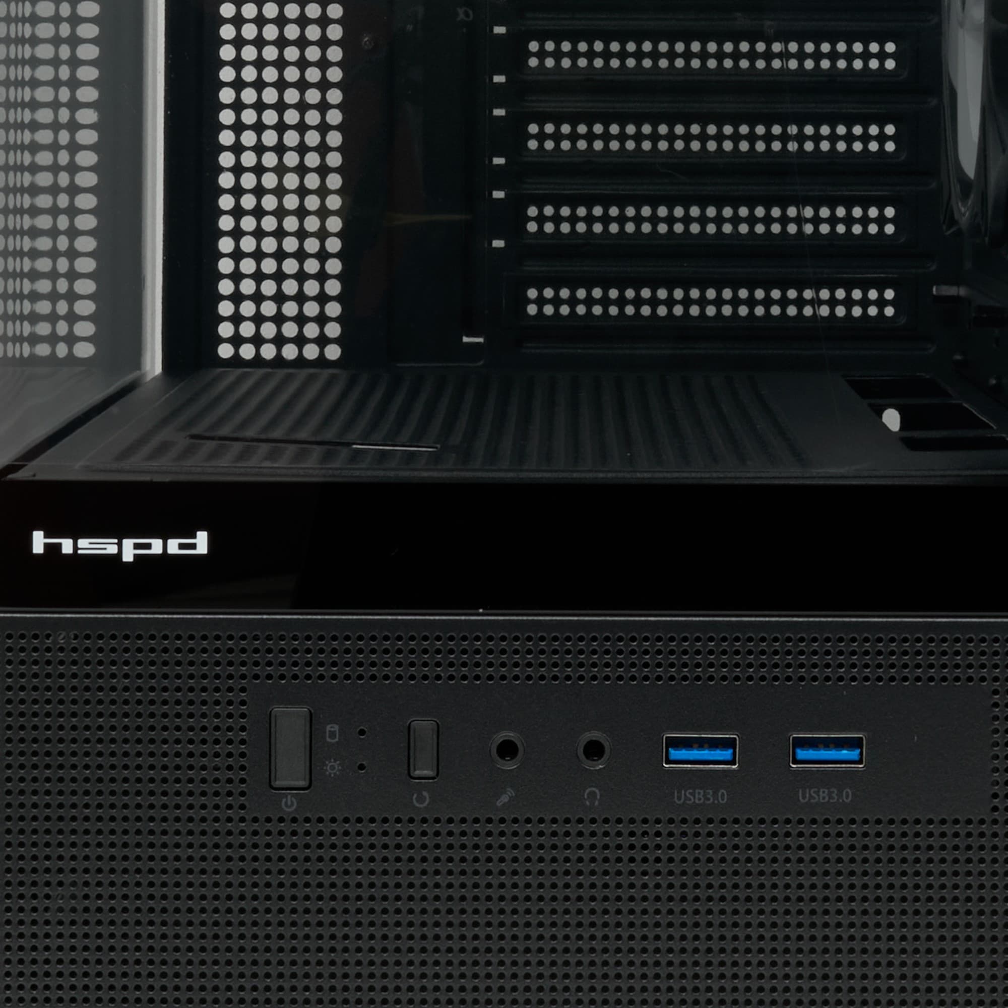 Корпус для ПК F710 Panoramic Black, Mid Tower, E-ATX/ATX/mATX/mITX, черный, с ARGB вент., без БП