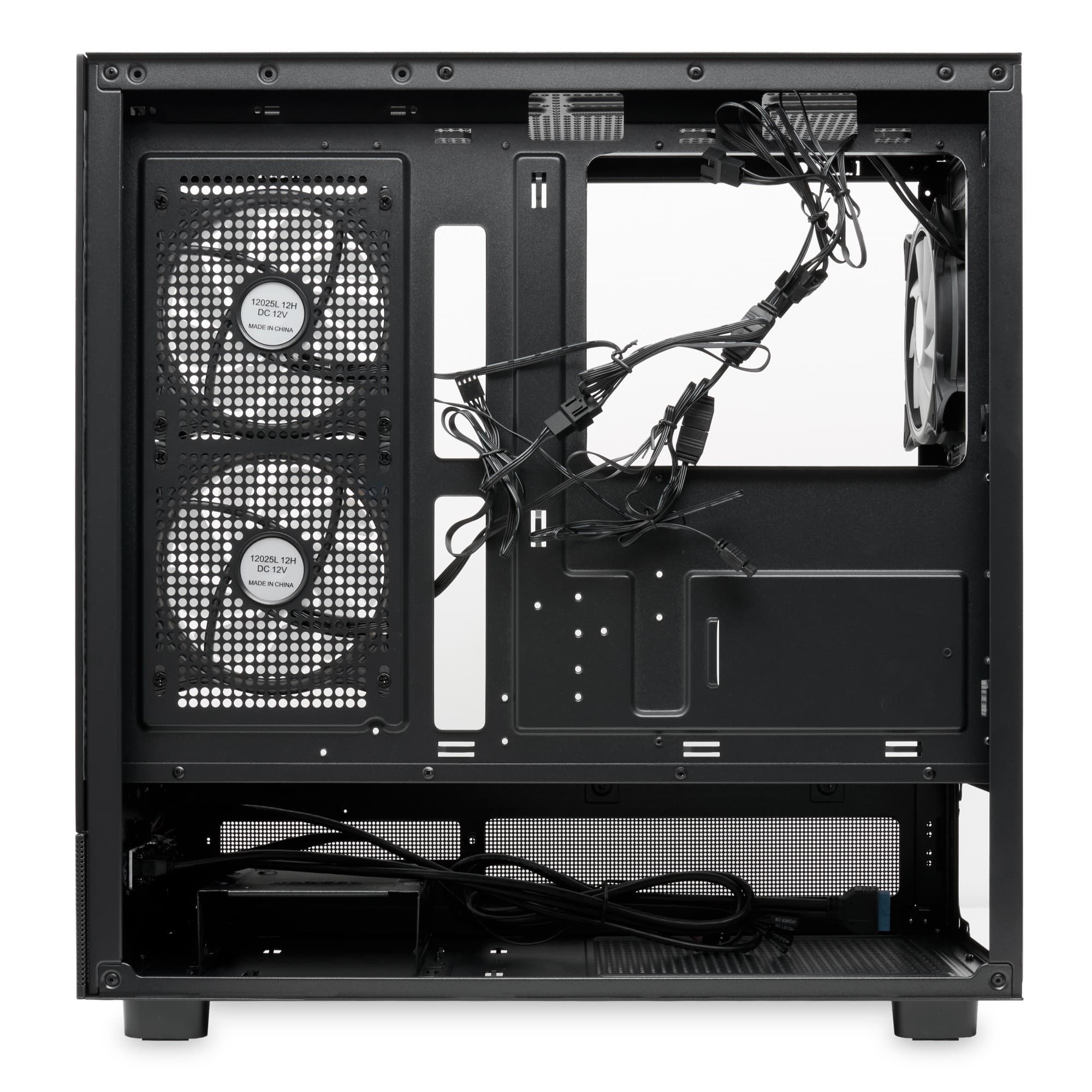 Корпус для ПК F710 Panoramic Black, Mid Tower, E-ATX/ATX/mATX/mITX, черный, с ARGB вент., без БП