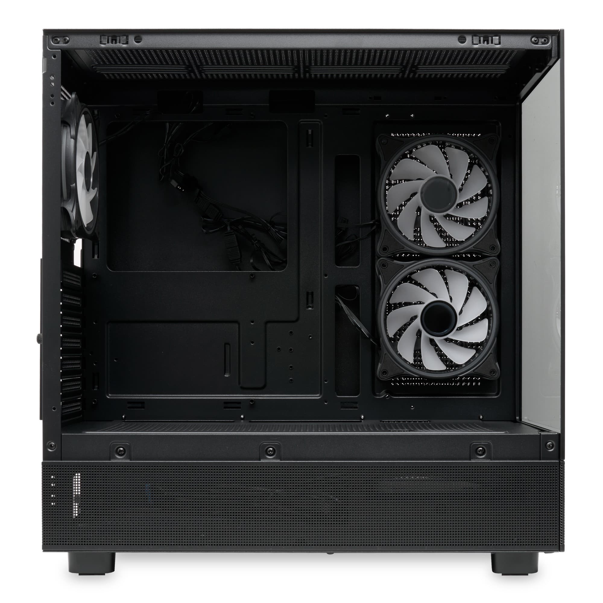 Корпус для ПК F710 Panoramic Black, Mid Tower, E-ATX/ATX/mATX/mITX, черный, с ARGB вент., без БП
