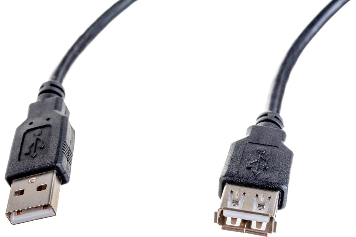 Кабель USB 2.0, AM на AF, 3 м.