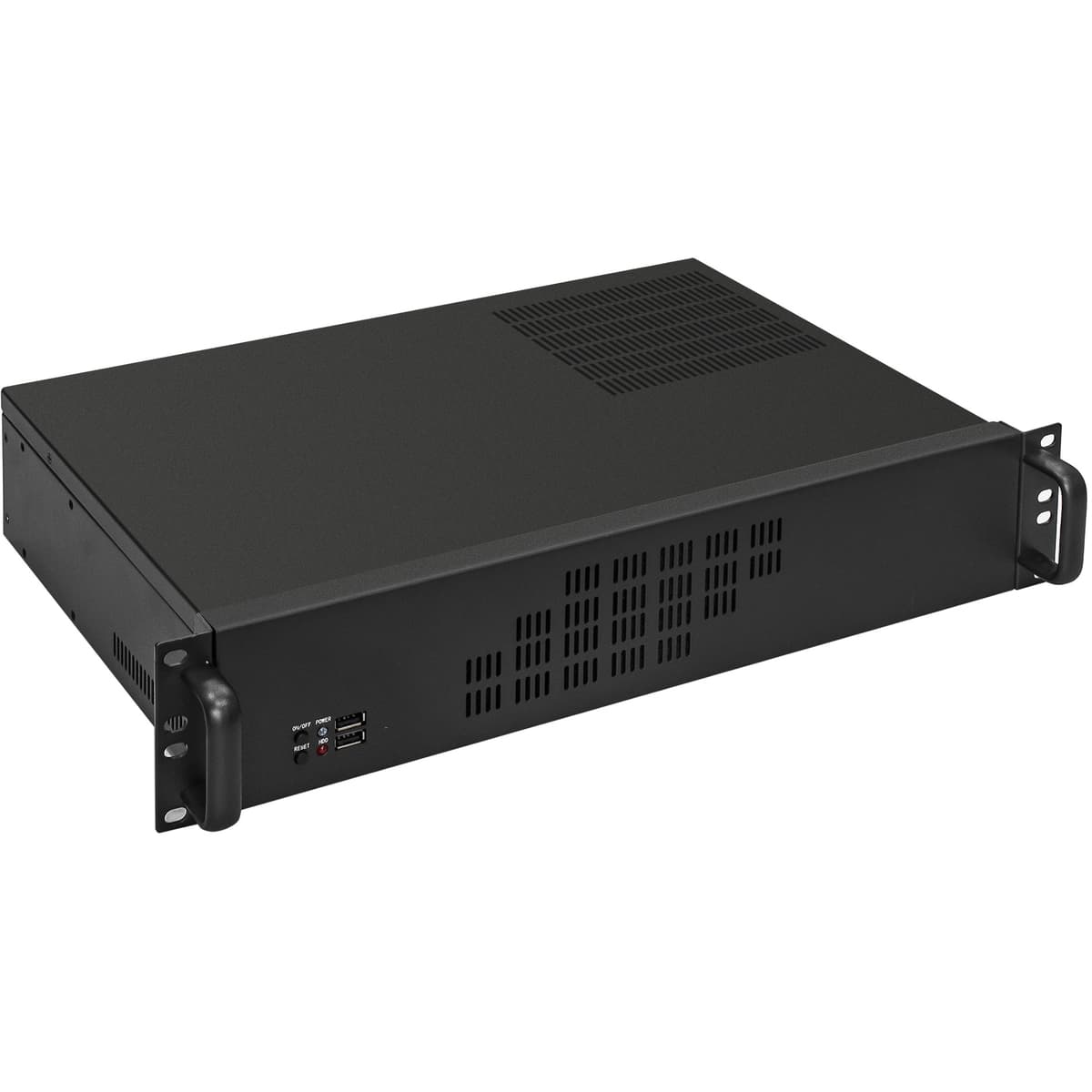 Серверный корпус 2U, 19'' стоечный, глубина 300 мм, без БП, USB