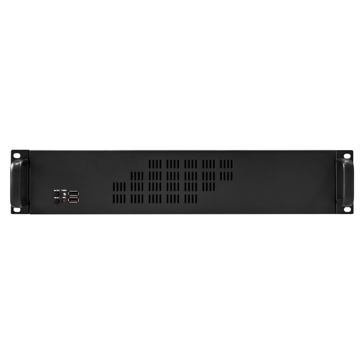 Серверный корпус 2U, 19'' стоечный, глубина 300 мм, без БП, USB