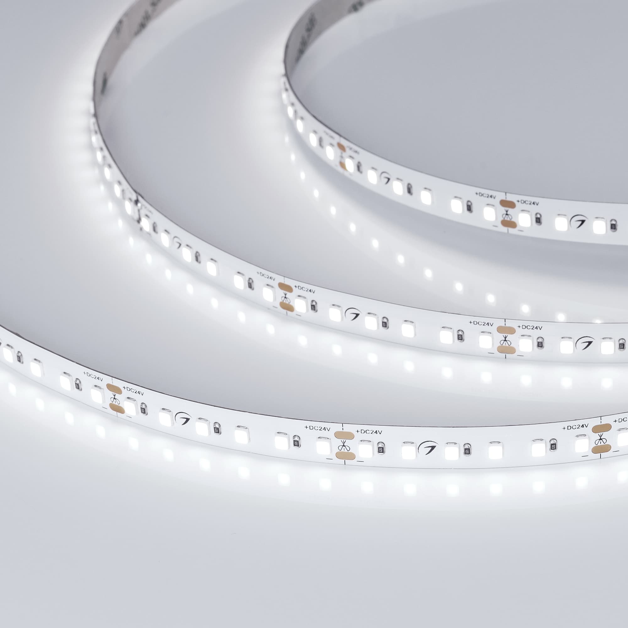 Лента светодиодная 10 Вт/м 24В IP20 6000K 120LED/м TWIST-A120-10mm SMD 2835 5 м