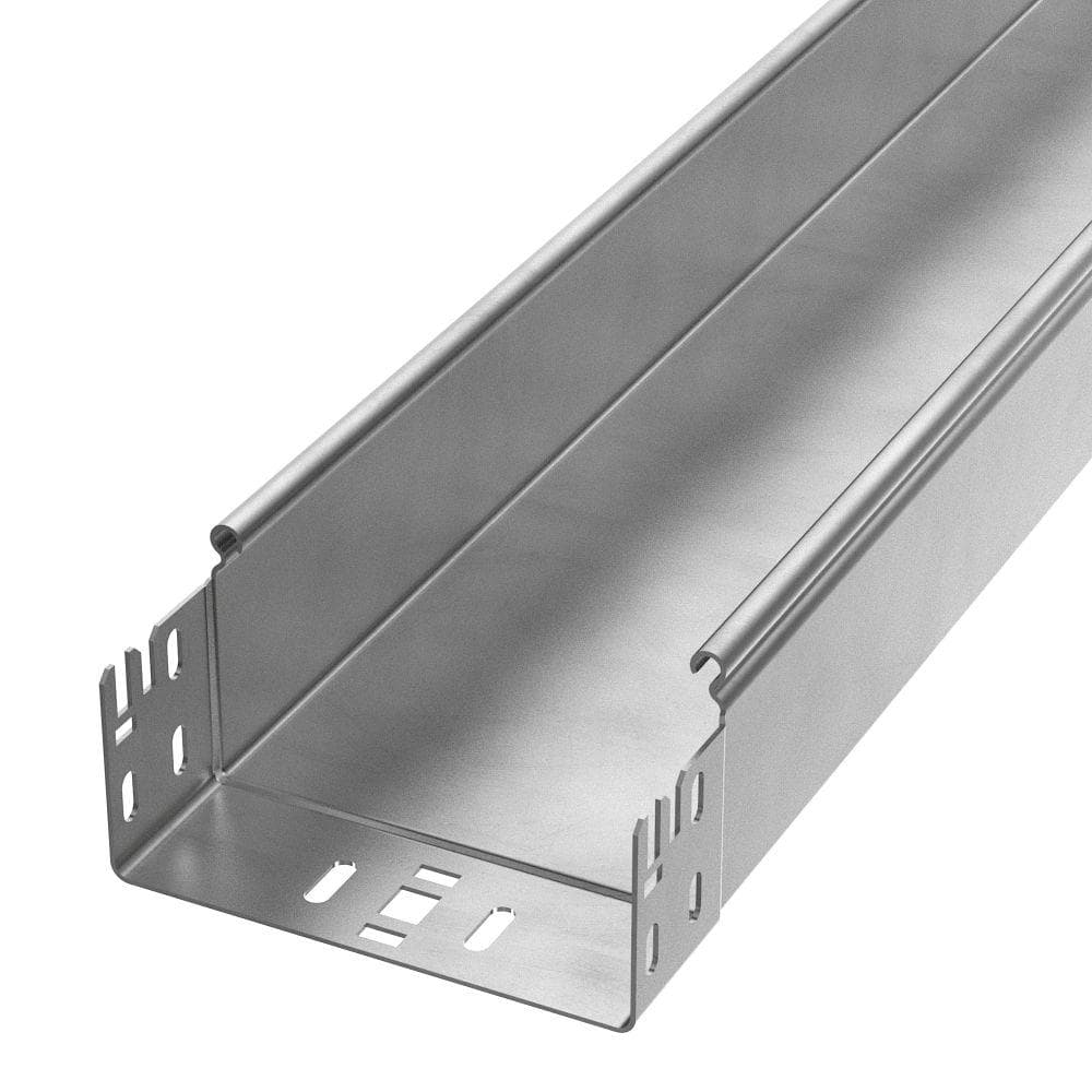 Лоток неперфорированный Профи INOX (AISI 304) 150х80x6000 (1,0 мм) (12 м/уп)