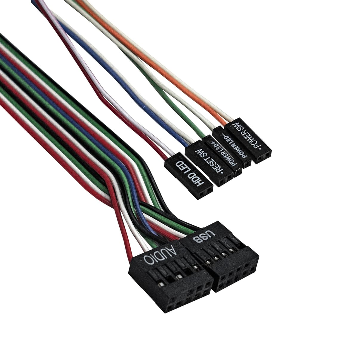 Корпус для ПК, mini-ITX/mATX, без БП, 2xUSB, аудиопорты, чёрный