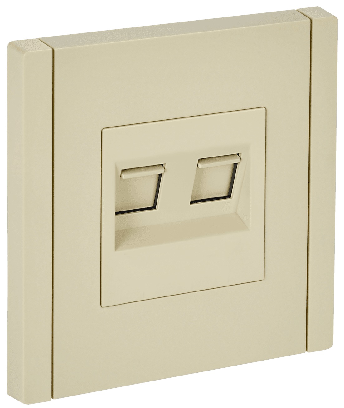 FORTE&PIANO Розетка двойная RJ11+RJ45 кат.5E FP435 ваниль IEK