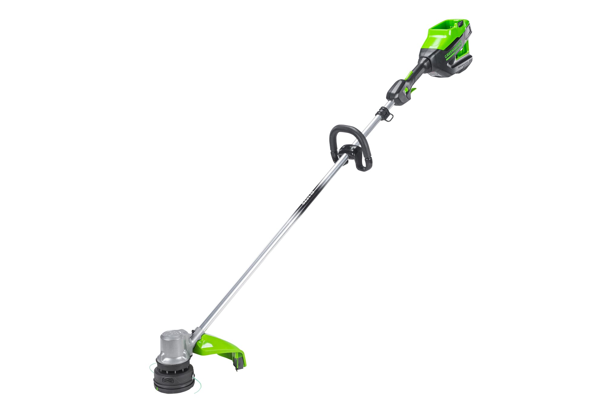 Триммер аккумуляторный Greenworks GD82LT, 82V, 40 см,  бесщеточный,   с 1хАКБ 5 Ач и ЗУ (2110607UB)