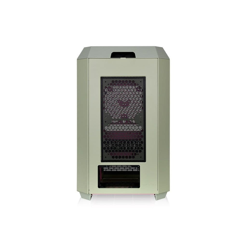 Корпус для ПК The Tower 300 Matcha Plum, Micro Tower, Micro-ATX, серо-зеленый