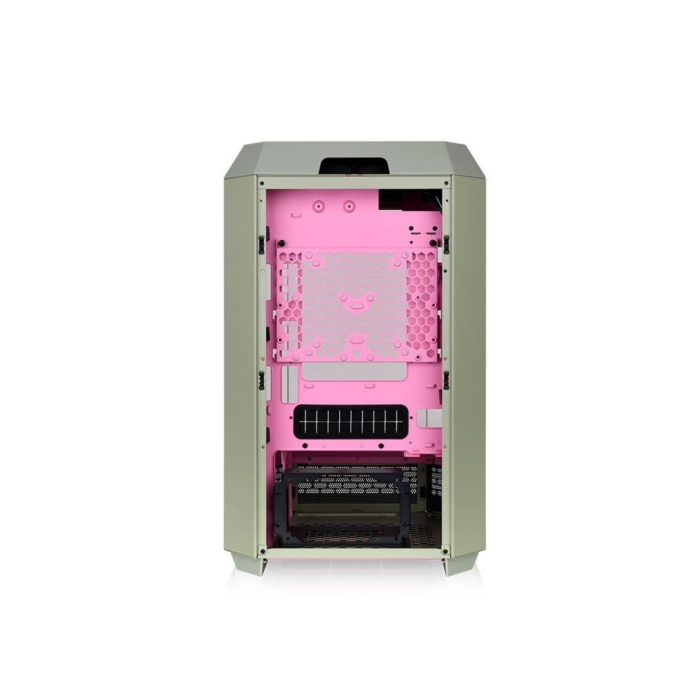 Корпус для ПК The Tower 300 Matcha Plum, Micro Tower, Micro-ATX, серо-зеленый