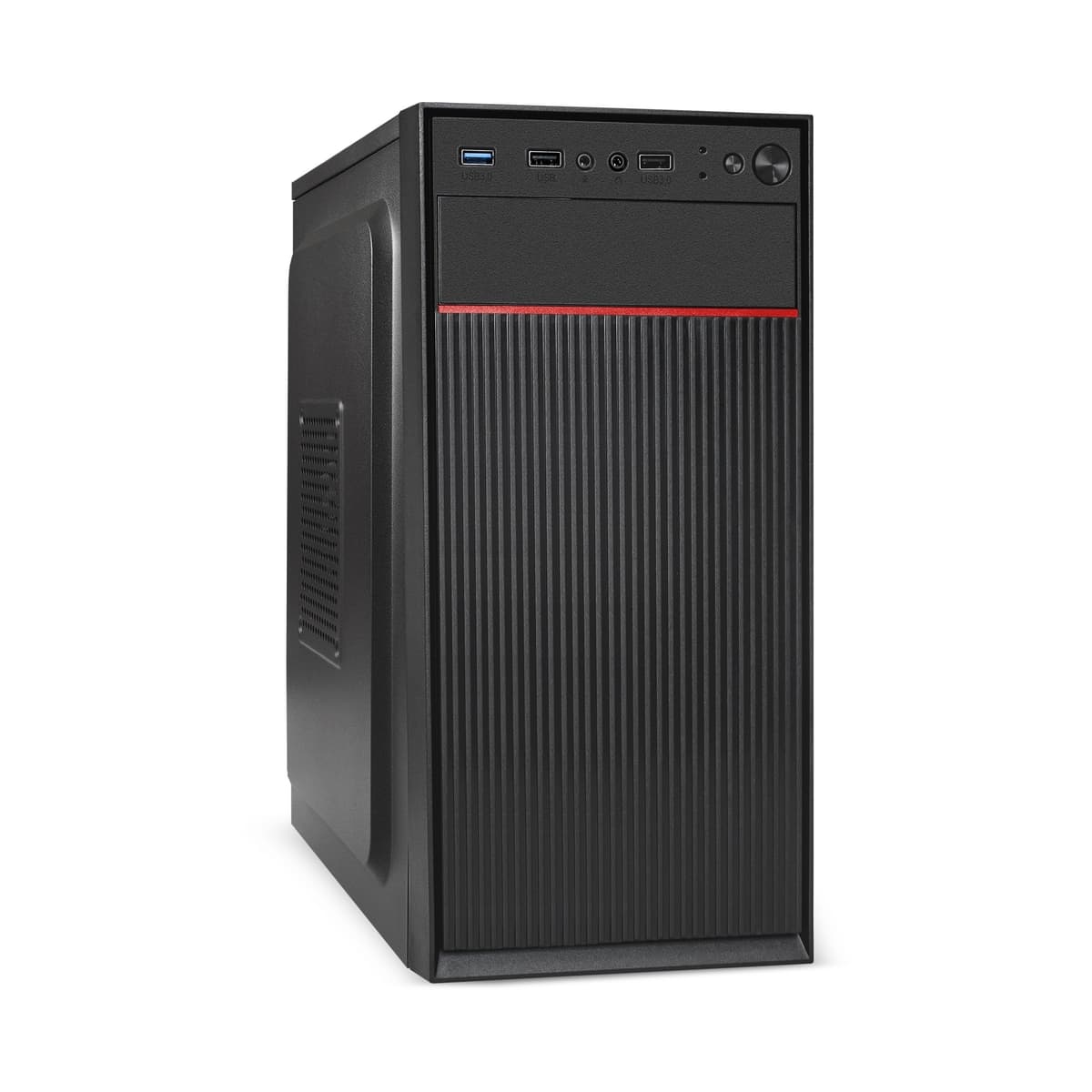 Корпус для ПК, Minitower, mATX, БП 450W, 2xUSB + 1xUSB 3.0, аудио, чёрный