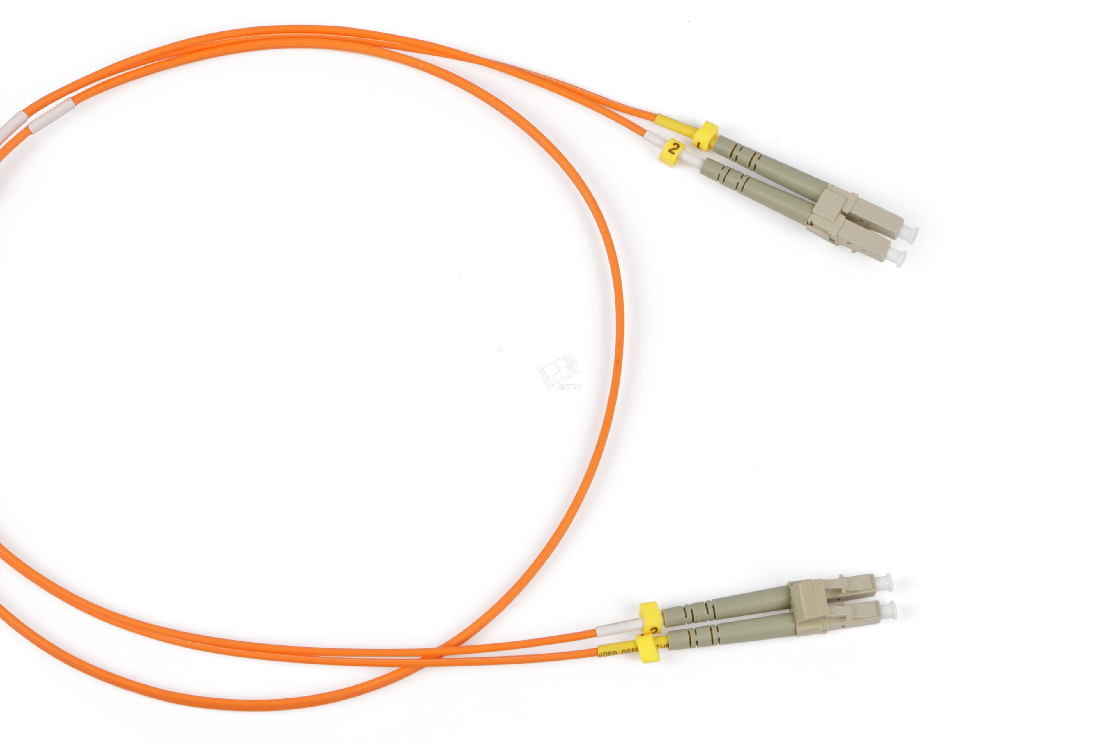 Патч-корд оптический MM 62.5/125 LC-LC duple* LSZH 1 м