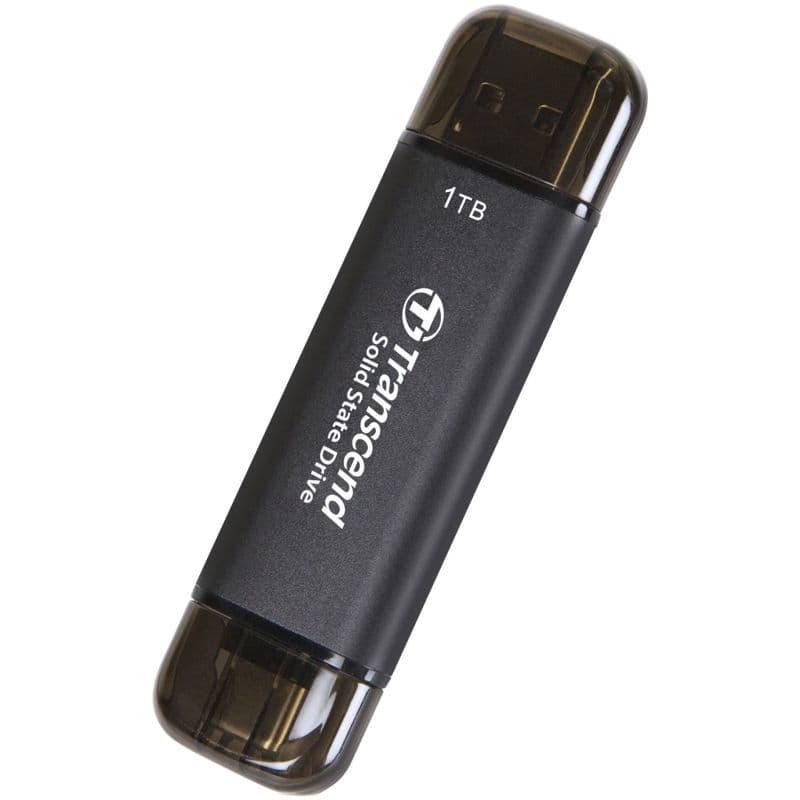 Накопитель твердотелый SSD 1TB ESD310, USB 3.1 Gen 2, USB Type A / Type C, черный
