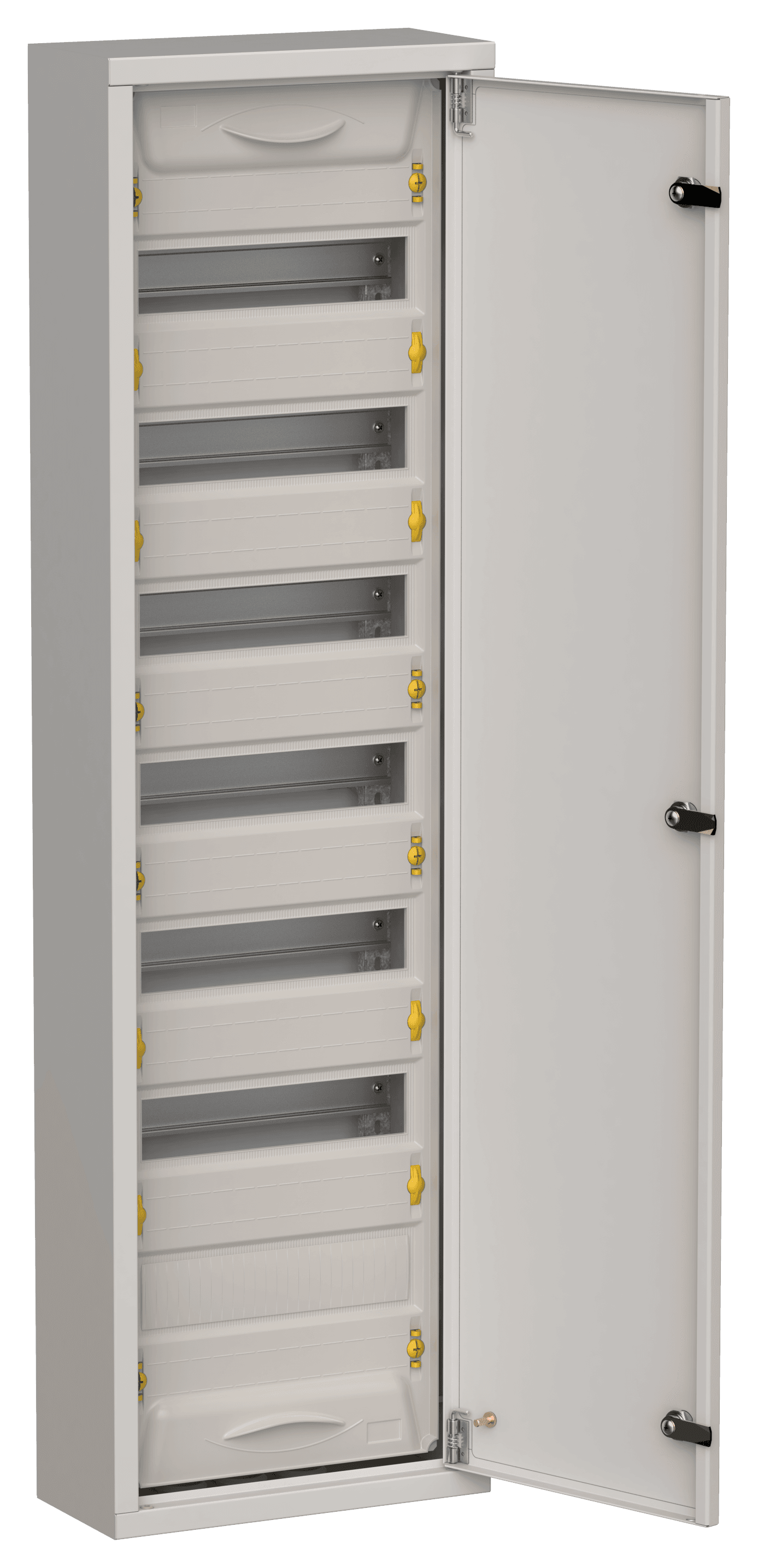 TITAN 5 Корпус металлический ЩРн-84 (1х84) 1085х310х140мм IP31 серый (одна дверь) IEK