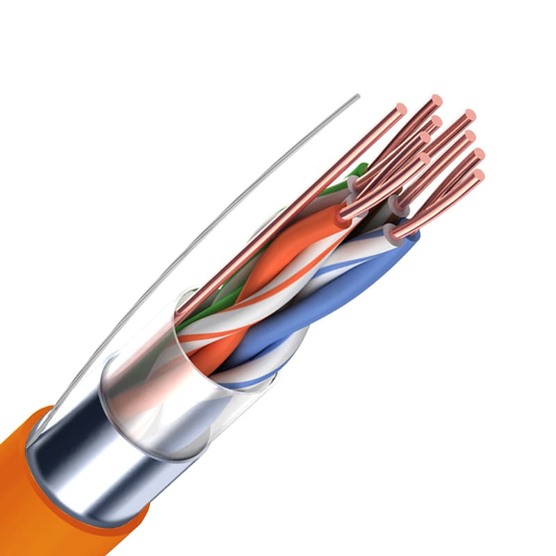 Витая пара MID FTP 4-CAT5e LSZH 305 м, оранжевый